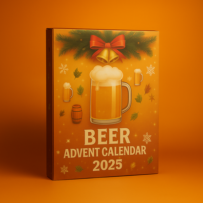 24-Day Beer Advent Calendar Mini Bottle Ornaments Holiday Decor 2