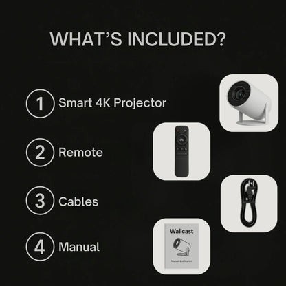 Compact Wireless Home Theater Projector