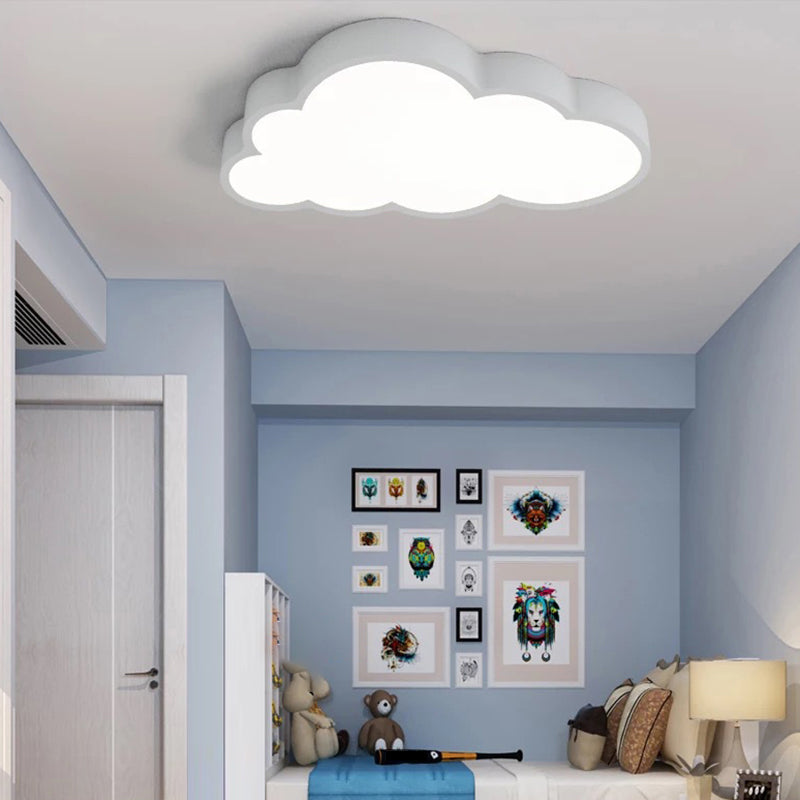 Colorful Nursery LED Cloud Light Fixture