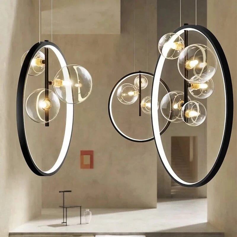 Clear Glass Hanging Pendant Light
