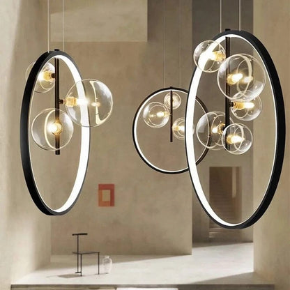 Clear Glass Hanging Pendant Light