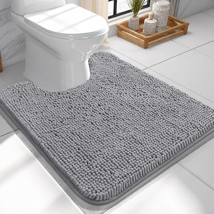 Plush Bathroom Mat Soft Non Slip Absorbent Floor Rug
