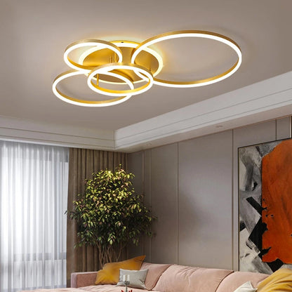 Calming LED Ceiling Lamp with Warm Soft Glow