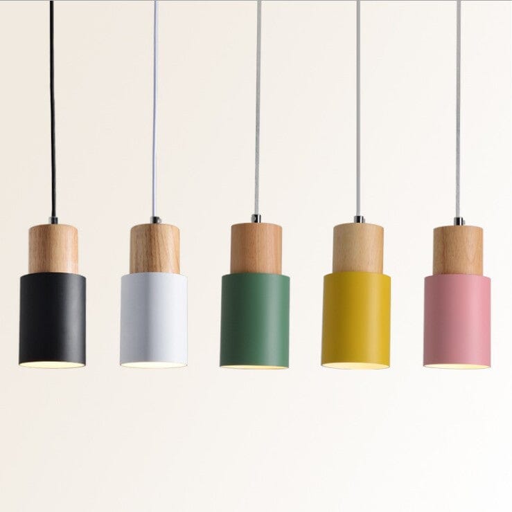 Natural Wood Hanging Light Fixtures