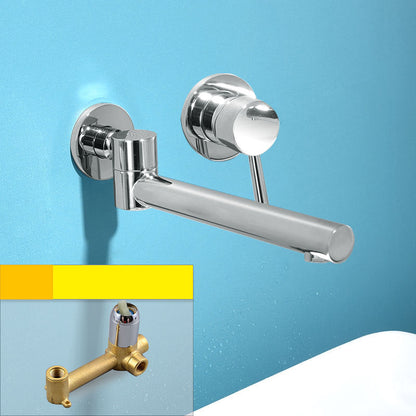 Round Single Handle Bathroom Faucet