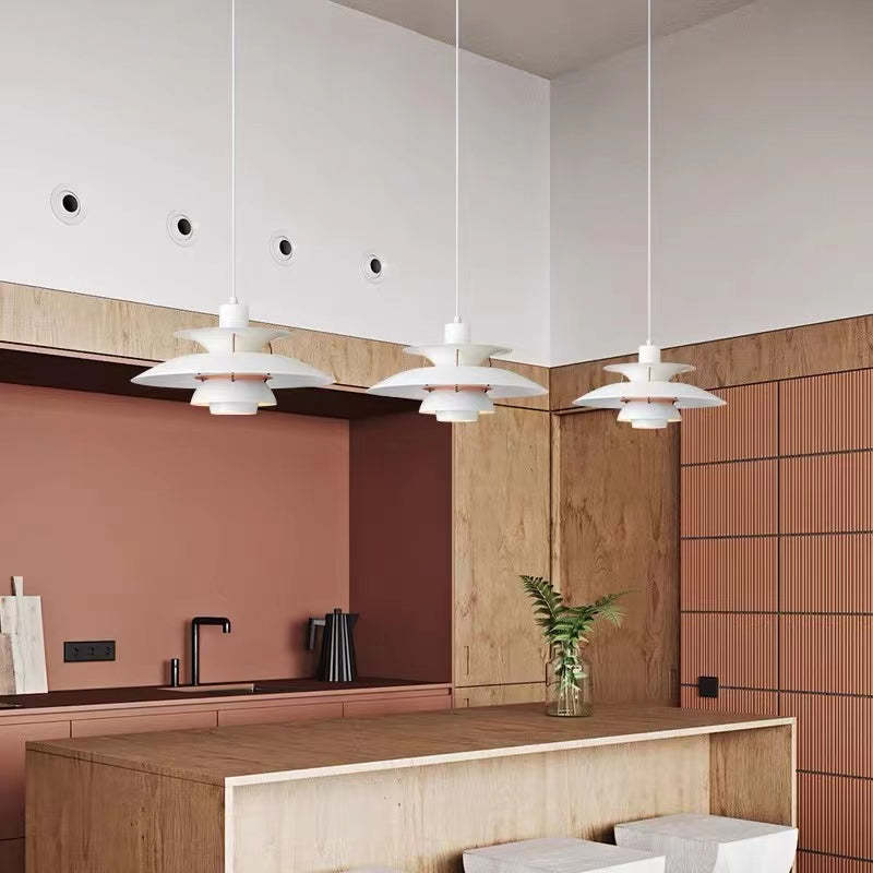 Elegant LED Pendant Light With Shade