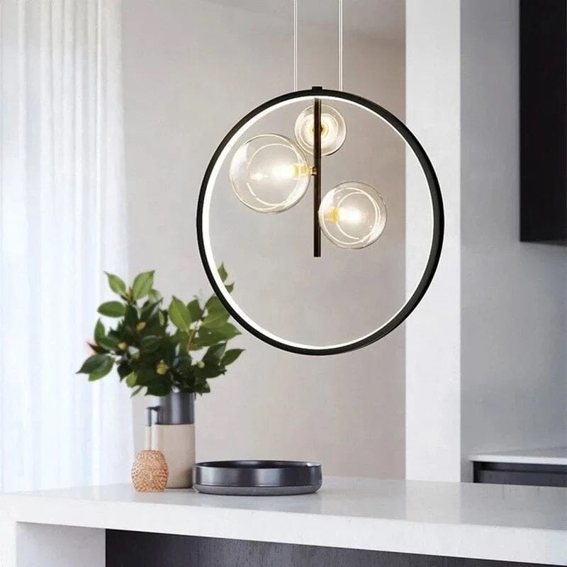 Clear Glass Hanging Pendant Light