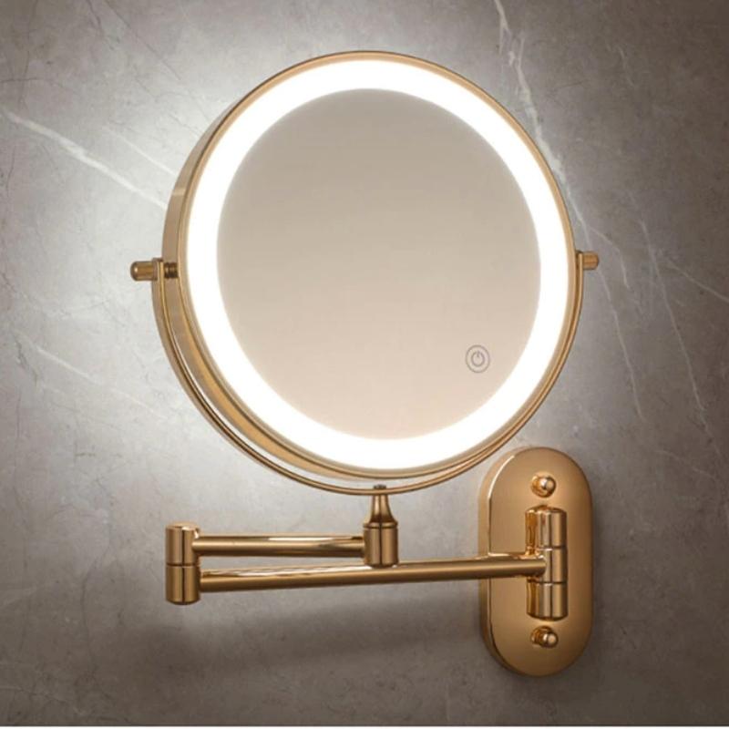 Bright Dual Arm LED Lighted Makeup Mirror