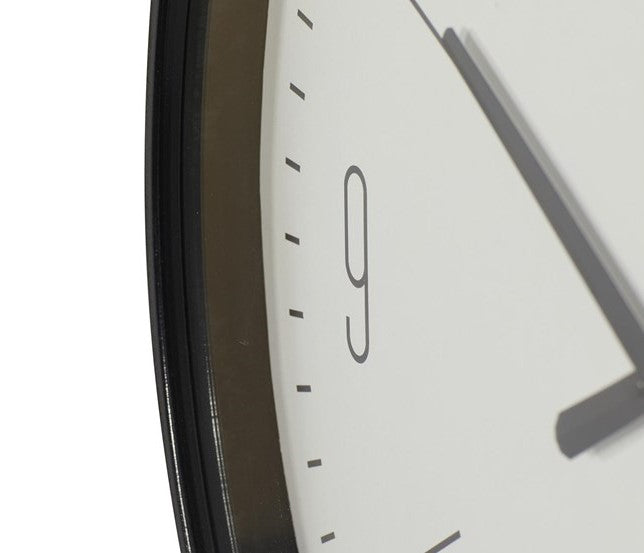 Classic Round Glass Wall Clock Traditional Home Decoration