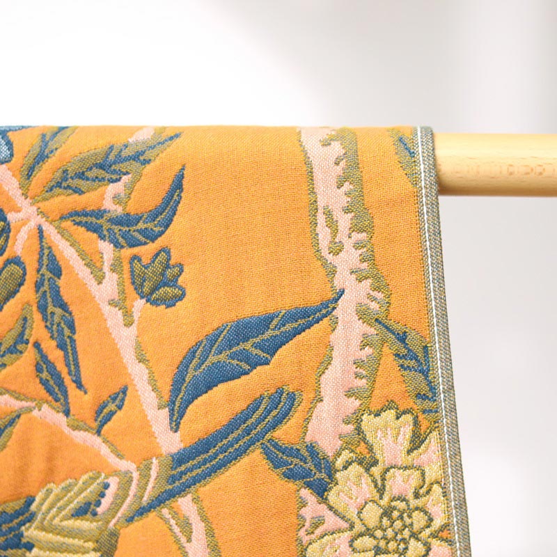 Bright Color Hibiscus Reversible Bath Towel-4