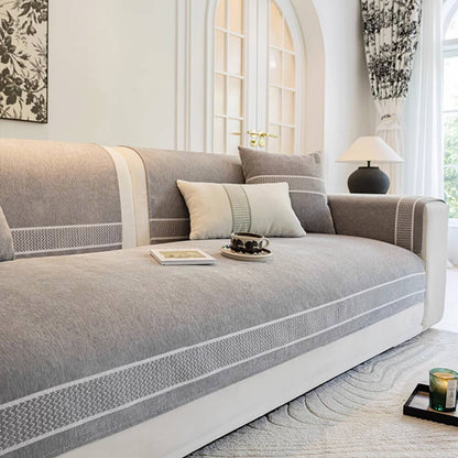 Soft Plush Fleece Sofa Protector Slipcover