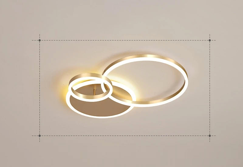 Calming LED Ceiling Lamp with Warm Soft Glow