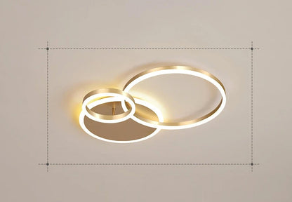 Calming LED Ceiling Lamp with Warm Soft Glow