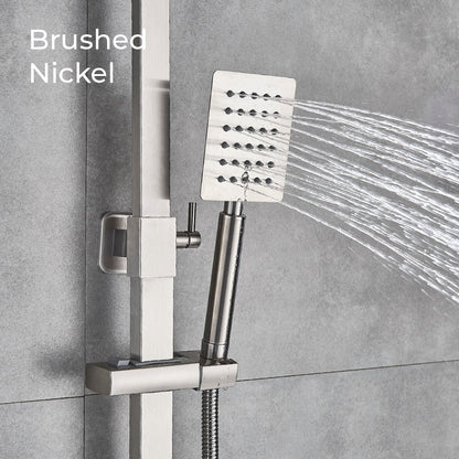 Luxury Rain Shower Head With Handheld Sprayer Easy Fit