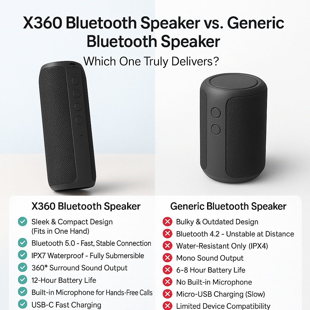 Portable Mini Waterproof Wireless Speaker For Travel
