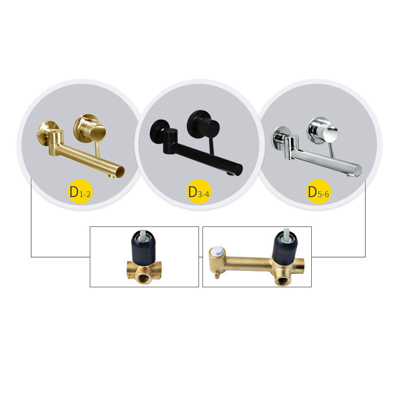 Round Single Handle Bathroom Faucet