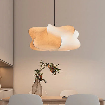Elegant Natural Fiber Pendant Lamp - Lusomart