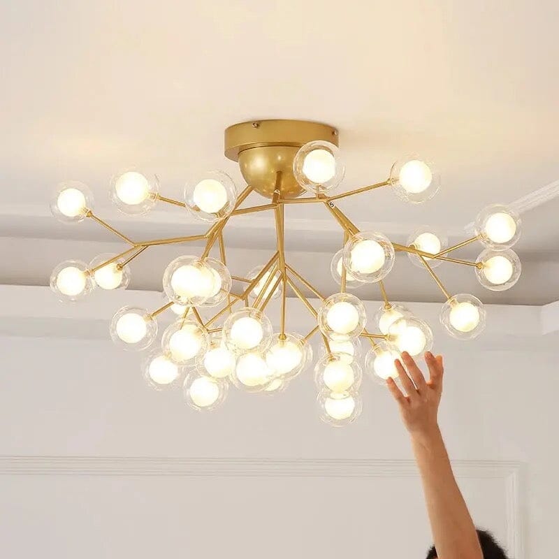 Luxury Glass Globe Chandelier