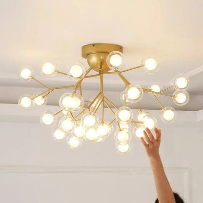 Luxury Glass Globe Chandelier