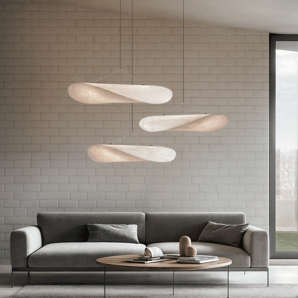 Unique Leaf Glass Pendant Lamp