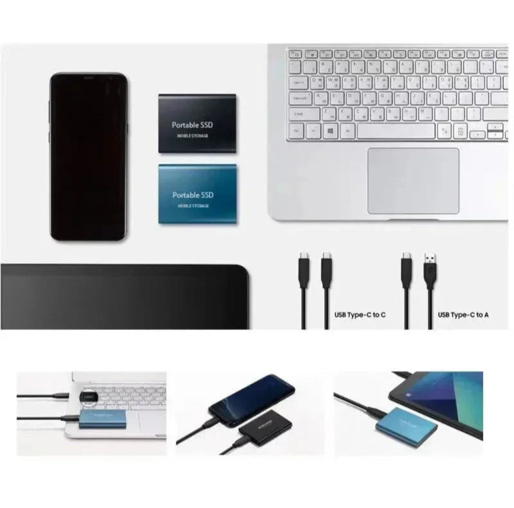 2TB External SSD Portable Hard Drive Fast Compact Storage 6