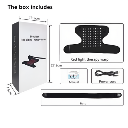 Heated Shoulder Wrap for Pain Relief and Relaxation