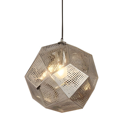 Modern Round Metal Pendant Light Fixture