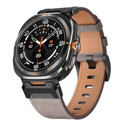 Rugged Leather Band for Galaxy Watch Ultra