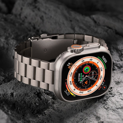 Durable Metal Watch Strap With Secure Lock for Apple Watch
