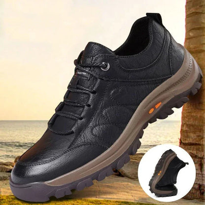 Comfortable Men's Walking Shoes with Arch Support and Grip