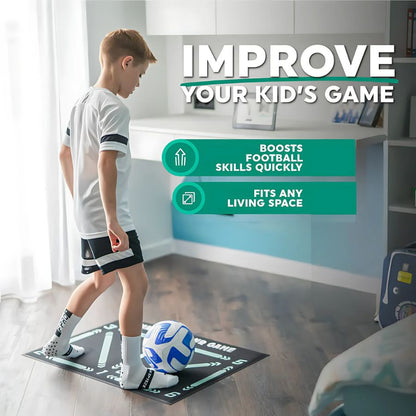 Premium Soccer Practice Mat and Coaching Guide