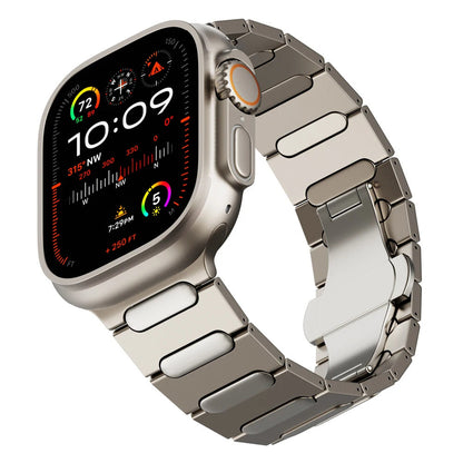 Durable Titanium Apple Watch Band With Secure Clasp
