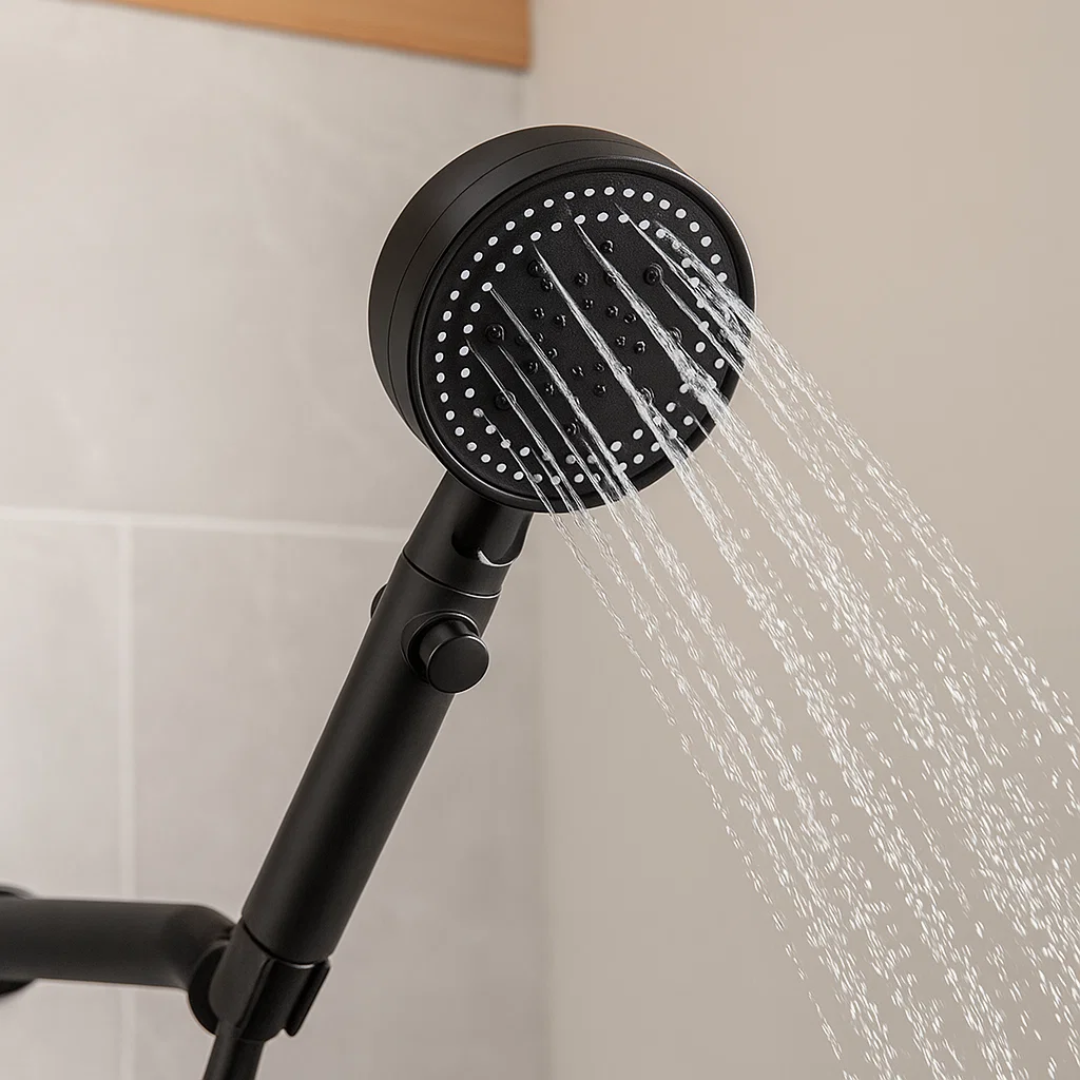 Luxury Shower Head - Rain Shower Spray & Low Flow Design