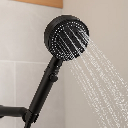 Luxury Shower Head - Rain Shower Spray & Low Flow Design