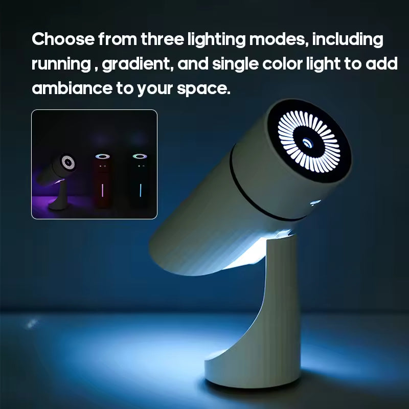 Portable Mini USB Travel Humidifier with Night Light