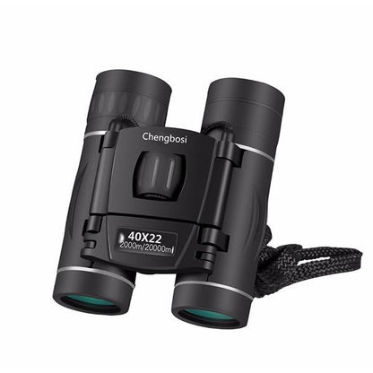 Portable 40x22 Mini Travel Binoculars for Clear Views