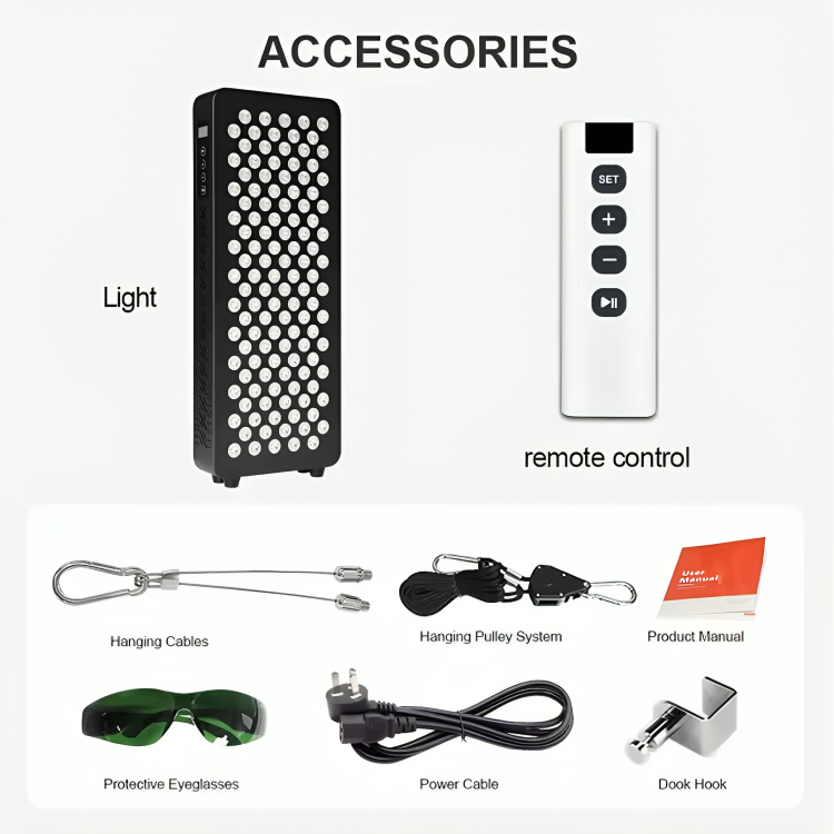 Relaxing LED Light Therapy Panel for Home Relief