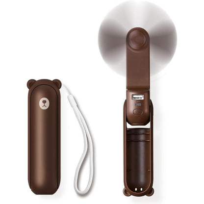 Portable 3 In 1 Mini Fan With LED Light And USB