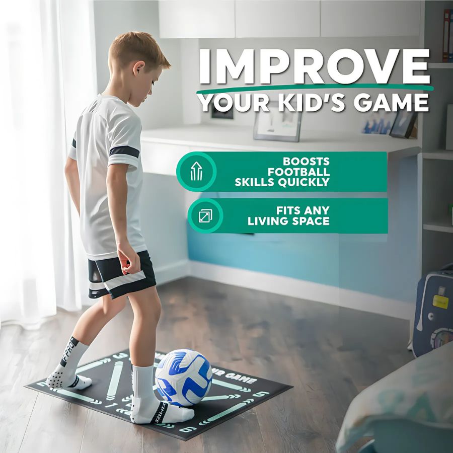 Pro Football Training Mat Set With Online Coaching Videos
