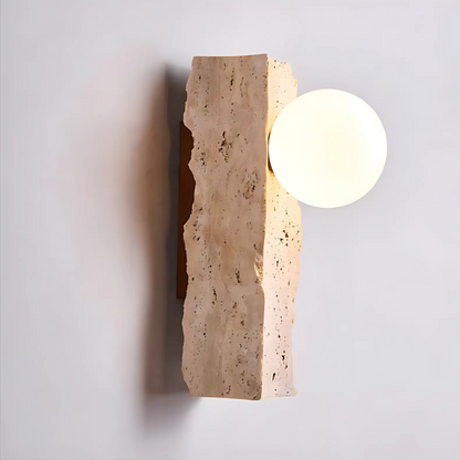 Rustic Natural Stone Wall Light G9 LED Sconce