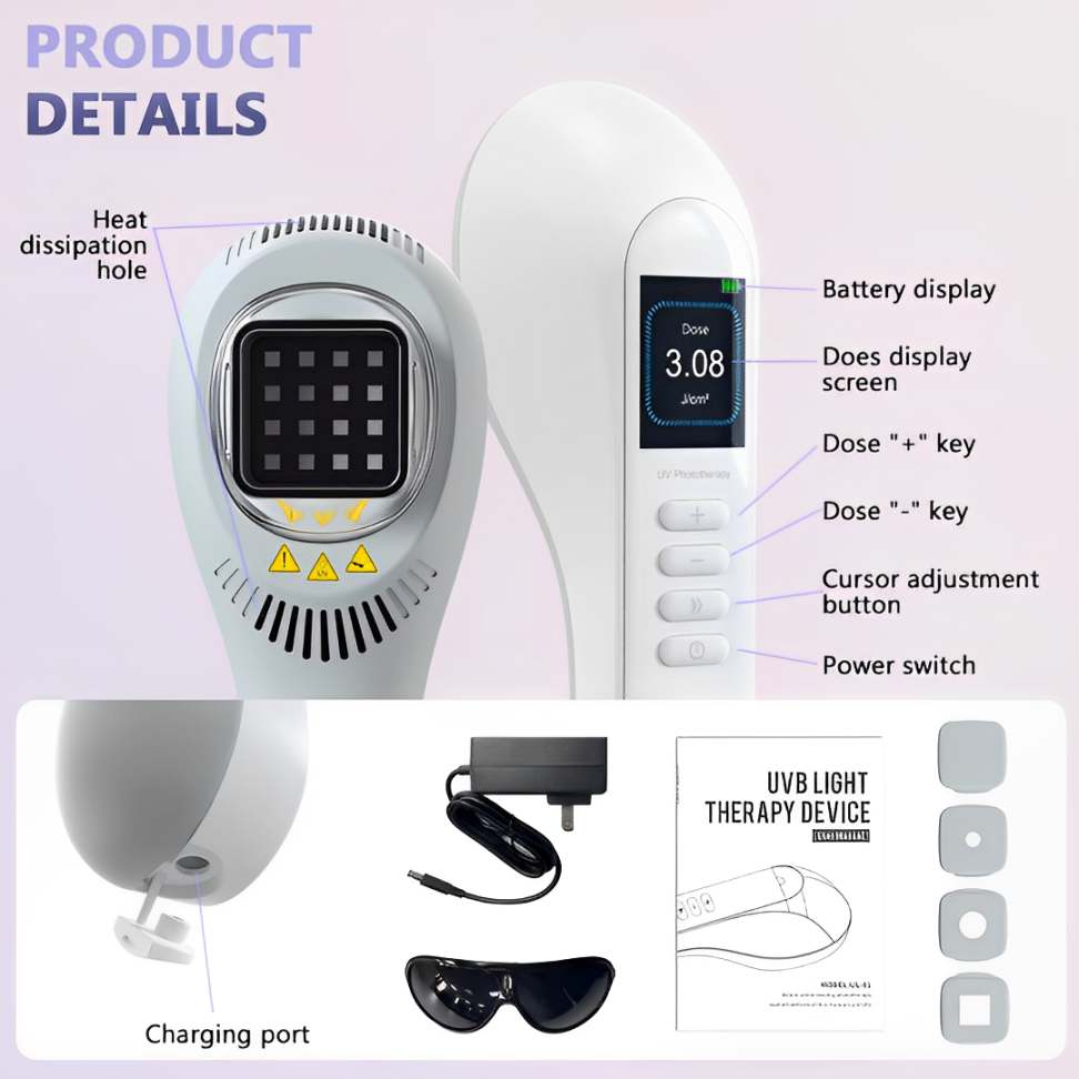 Advanced UVB Home Light Therapy Lamp For Skin Health