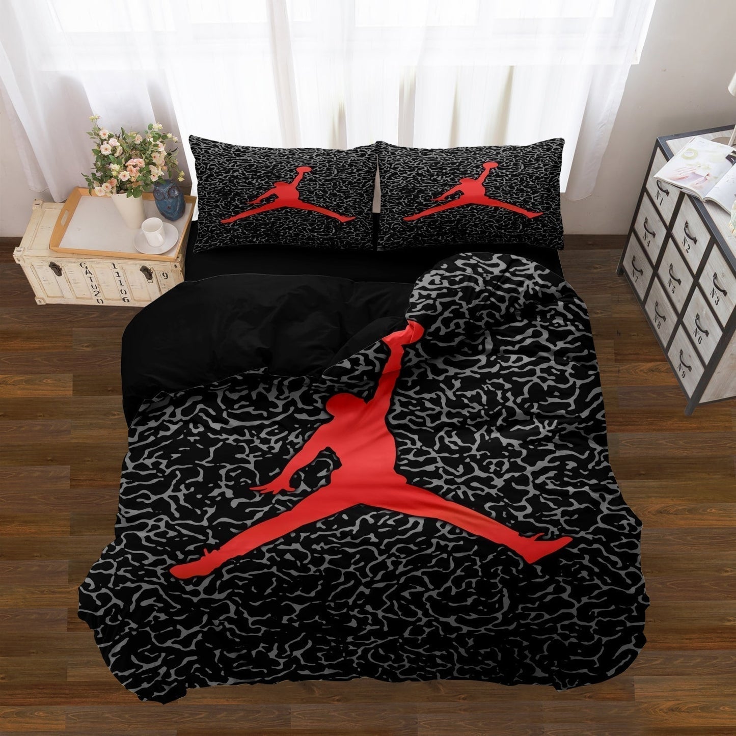 Fun Sports Basketball Bedding Set for Boys - Lusomart