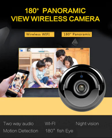 Wireless Home Security Camera with Night Vision 1080P WiFi