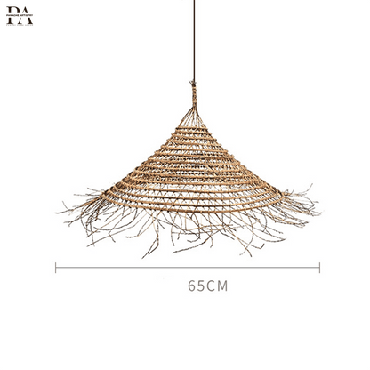 Rustic Wooden Pendant Lamp