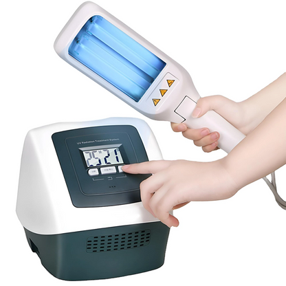 Compact UV Light Therapy Lamp for Skin Conditions