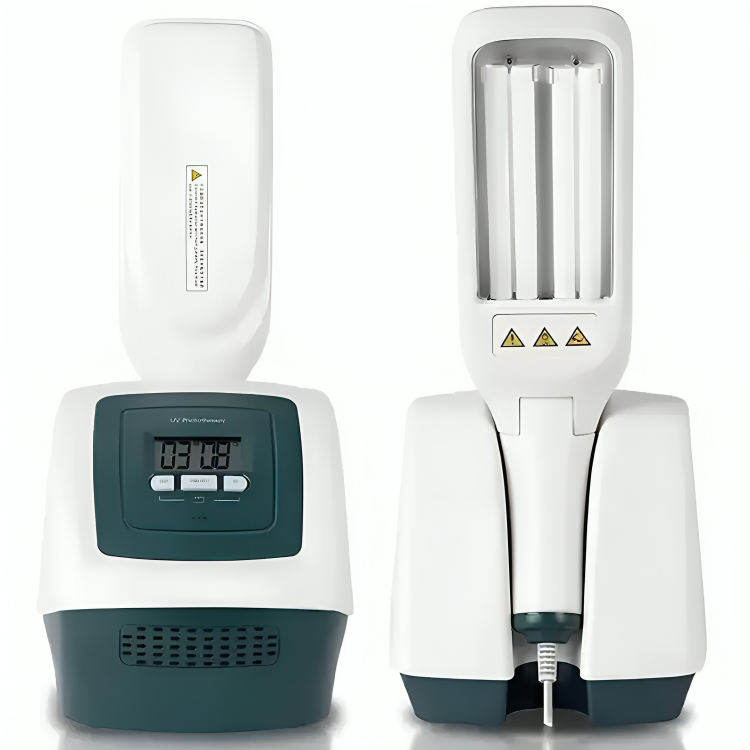 Compact UV Light Therapy Lamp for Skin Conditions