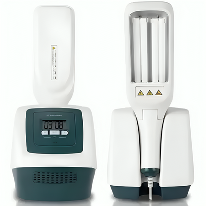 Compact UV Light Therapy Lamp for Skin Conditions