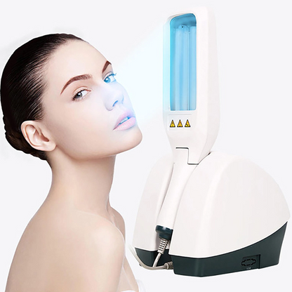 Compact UV Light Therapy Lamp for Skin Conditions