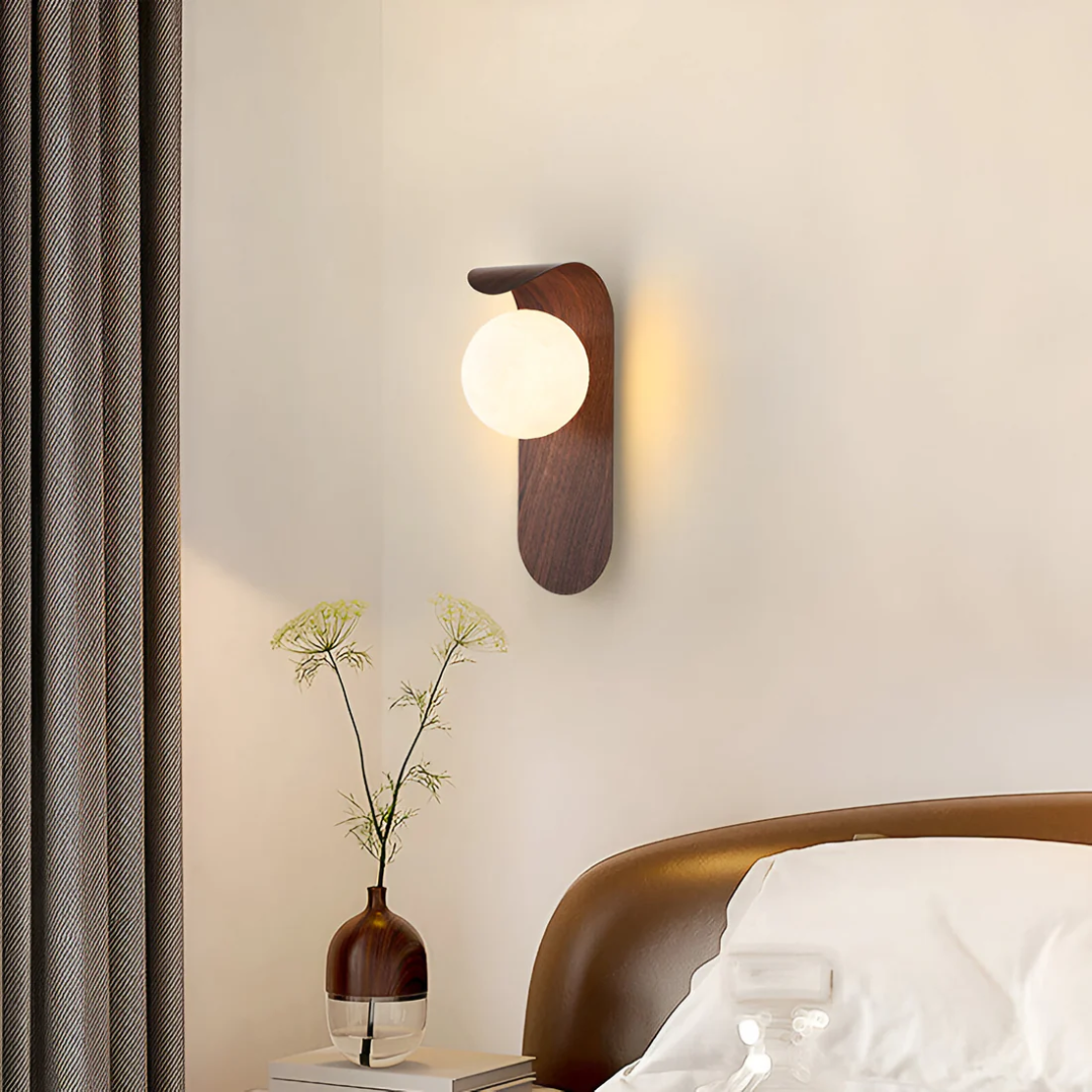 Simple Wooden LED Wall Light - Lusomart
