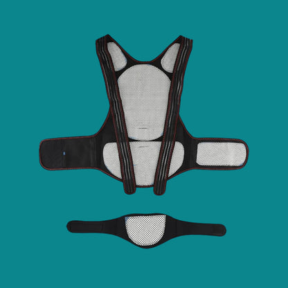 Comfortable Adjustable Back Support With Heat Therapy